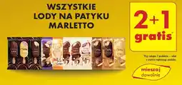Biedronka WSZYSTKIE LODY NA PATYKU MARLETTO oferta