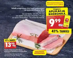 Biedronka Schab wieprzowy bez kości pakowany próżniowo Kraina Mięs, 1 kg oferta