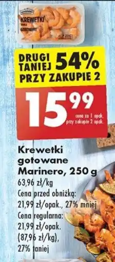 Biedronka Krewetki gotowane Marinero, 250 g oferta