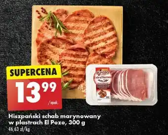 Biedronka Hiszpański schab marynowany w plastrach El Pozo, 300 g oferta