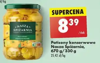 Biedronka Patisony konserwowe Nasza Spiżarnia, 670 g/330 g oferta