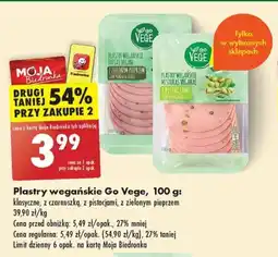 Biedronka Plastry wegańskie Go Vege, 100 g oferta