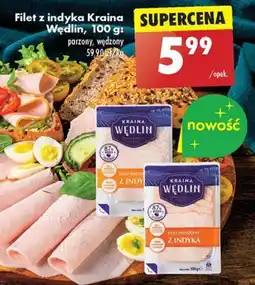 Biedronka Filet z indyka Kraina Wędlin, 100 g oferta