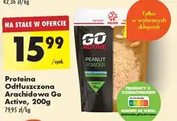 Biedronka Proteina Odtłuszczona Arachidowa Go Active, 200 g oferta