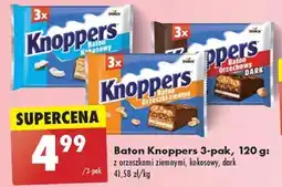 Biedronka Baton Knoppers 3-pak, 120 g oferta