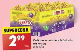 Biedronka Żelki w saszetkach Bebeto na wagę, 100 g oferta