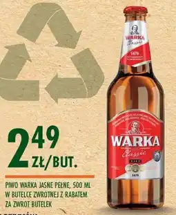 Biedronka PIWO WARKA JASNE PEŁNE, 500 ML oferta