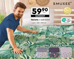 Biedronka SMUKEE Narzuta z nadrukiem, 220 x 200 cm oferta