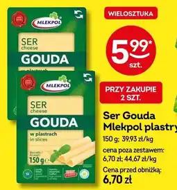 Żabka Ser Gouda Mlekpol plastry oferta