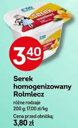 Żabka Serek homogenizowany Rolmlecz oferta