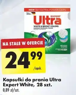 Biedronka Kapsułki do prania Ultra Expert White, 28 szt. oferta