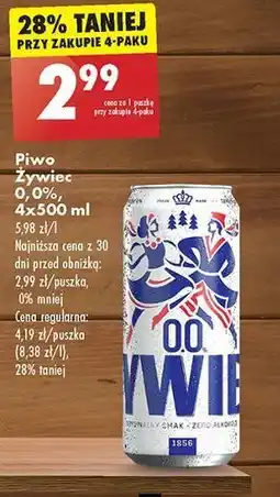 Biedronka Piwo Żywiec Bezalkoholowe oferta