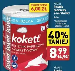 ALDI Ręcznik papierowy 2-warstwowy Kokett oferta