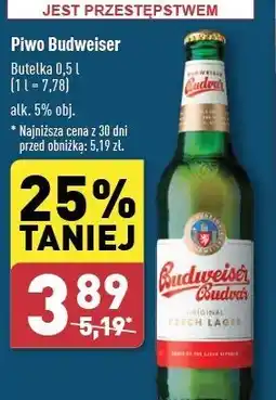 ALDI Piwo Budweiser oferta