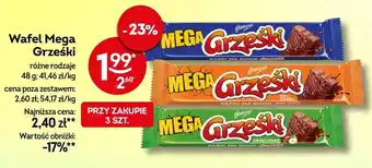 Żabka Wafel Mega Grześki oferta