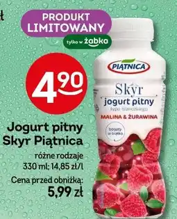 Żabka Jogurt pitny Skyr Piątnica oferta