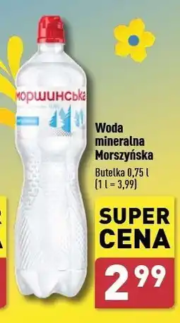 ALDI Woda mineralna morszyńska oferta