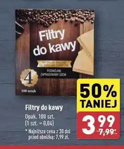ALDI Filtry do kawy oferta