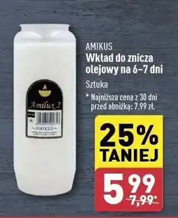 ALDI Wkład olejowy 6-7 dni Amikus oferta