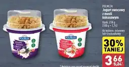 Jogurt truskawkowy z musli kokosowym Polmlek