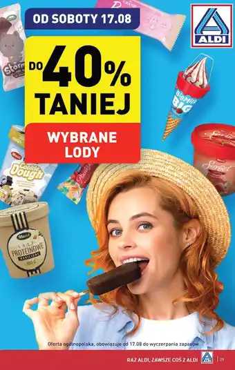 ALDI Lody waniliowe E. Wedel Ptasie Mleczko oferta