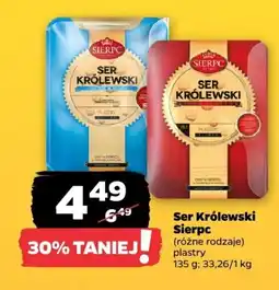 Netto Ser Królewski Sierpc, 135 g oferta