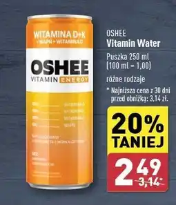 ALDI Napój energetyczny witamina d+k + wapń c Oshee Vitamin Energy oferta