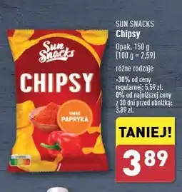 ALDI Chipsy paprykowe Sun Snacks oferta