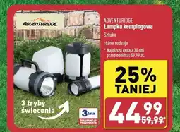 ALDI Lampa kempingowa Adventuridge oferta