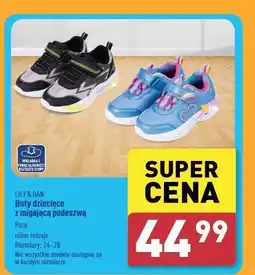 ALDI Buty dla dzieci 24-28 mogająca podeszwa Lily & Dan oferta