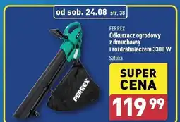Odkurzacz ogrodowy z dmuchawą i rozdrabniaczem 3300w Ferrex