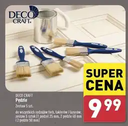 ALDI Zestaw pędzli Deco Craft oferta
