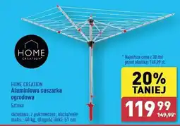 ALDI Suszarka ogrodowa 51 cm Home Creation oferta