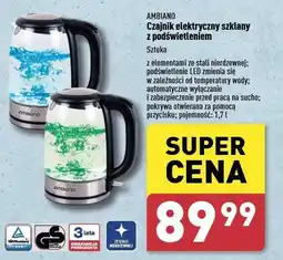 Czajnik elektryczny 1.7 l 2200 w Ambiano