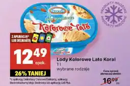 Delikatesy Centrum Lody Kolorowe Lato Koral oferta