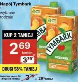 Delikatesy Centrum Napój Tymbark oferta