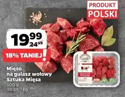 Netto Mięso na gulasz wołowy Sztuka Mięsa, 500 g oferta