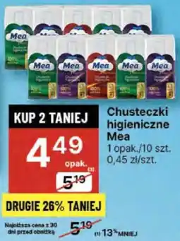 Delikatesy Centrum Chusteczki higieniczne Mea oferta