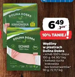 Netto Wędliny w plastrach Dolina Dobra, 100 g oferta