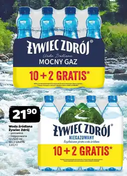 Netto Woda źródlana Żywiec Zdrój, 12 x 500 ml oferta