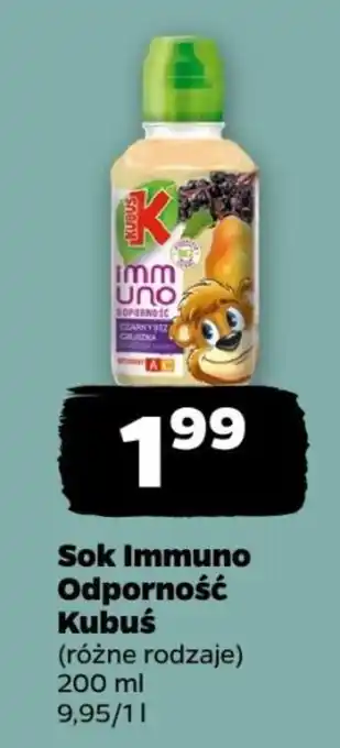 Netto Sok Immuno Odporność Kubuś, 200 ml oferta
