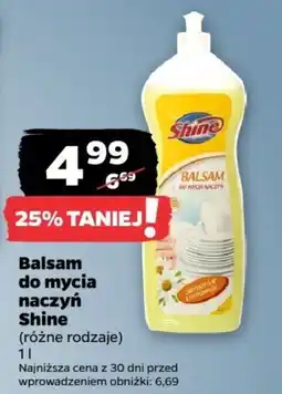 Netto Balsam do mycia naczyń Shine, 1 l oferta