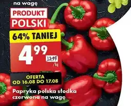 Biedronka Papryka czerwona polska oferta