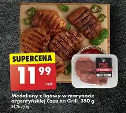 Biedronka Medaliony z ligawy wieprzowej w marynacie argentyńskiej Czas na grill oferta