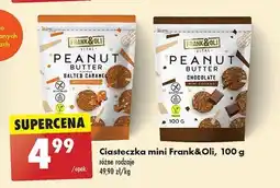 Biedronka Mini ciasteczka peanut butter salted caramel Frank&oli oferta