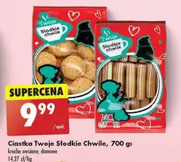 Biedronka Ciastka owsiane Twoje słodkie chwile oferta