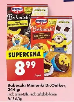 Biedronka Babeczki czekolada-banan minionki Dr. oetker oferta
