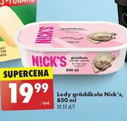 Biedronka Lody graddkola N!ck's oferta