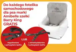 Do każdego fotelika samochodowego dla psa marki Amibelle