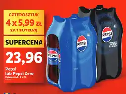 Lidl Pepsi lub Pepsi Zero Czterosztuk, 4 x 2 L oferta